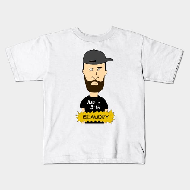 Butthead Beaudry Kids T-Shirt by WhoWrestlingEntertains